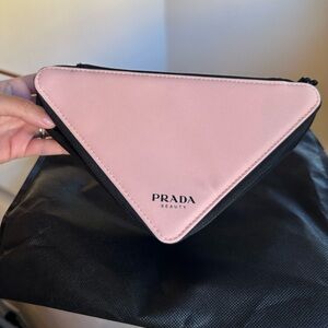 Prada Triangle Clutch Cosmetic Pouch